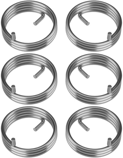 Dailygoods- Deurknopveren 6 Stuks - Voor Defecte Deurklinken - Binnen/Buiten Toepassing - Verbeterde Levensduur - Draaddiameter 1,6 mm - Buitendiameter 22,7 mm - Deurklink