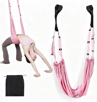 Yoga Stretchband - Verstelbare Deurlijndes - Aerial Yoga Handdoek - Ideaal voor Thuisgebruik - ShopVlot