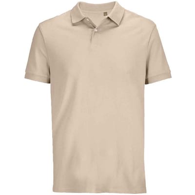 SOLS Unisex Adult Pacific Piqué Tweelingnaaldssteek Poloshirt (Linnengoed)