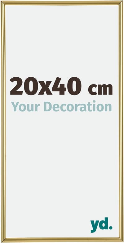 Your Decoration - Fotolijst 20x40 cm - Kunststof - Goud - Annecy