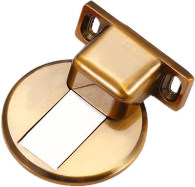 Magnetische Deurvanger - Deurstopper Deurklem - Deuren Beschermen - Zonder Boren - 5-15MM Deurspleet - Goudkleurig