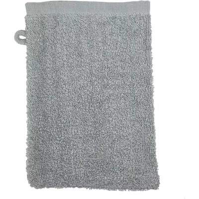 The One Towelling Washand - 16 x 21 cm - Washandje - 100% Katoen - Lichtgrijs