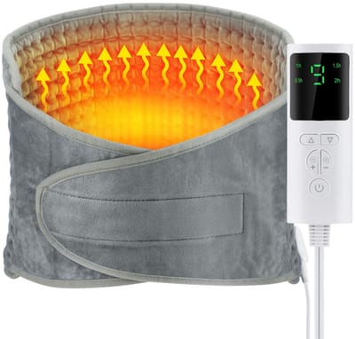 Infrarood verwarmingsgordel - Verwarmende ruggordel - Verwarmingskussen voor de rug - Buikmassager - Oplaadbaar verwarmingskussen - Pijnverlichtend verwarmingskussen