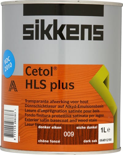 Sikkens Cetol Hls Plus - 009 - Donkere Eik - 1 l - 14-18 m²/l