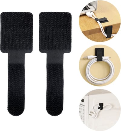 Cabantis Klittenband-Plakkers - Kabel Organiser - Kabelhouder – Kabelbinders 10 stuks