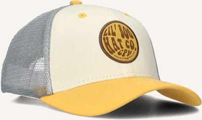 LIL'BOO Trucker Cap B Petten Jongens - Butter yellow - Maat 1.5/4Y - M