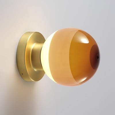 MARSET LED wandlamp Dipping Light A2, crème/messing