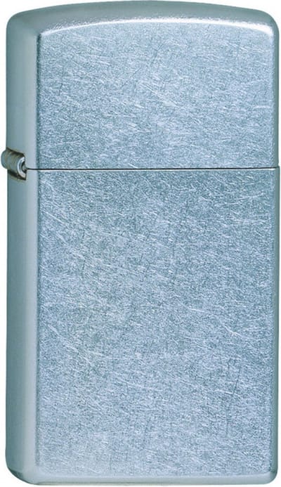 Zippo aansteker Street Chrome Slim