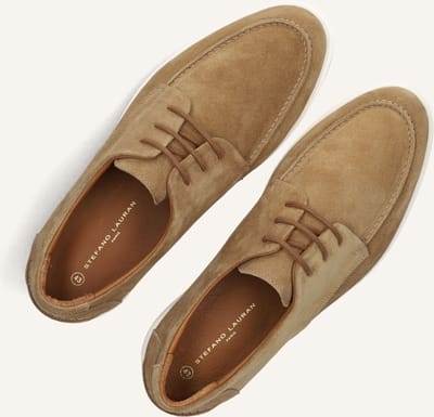 STEFANO LAURAN Star 10 Veterschoenen - Heren - Camel - Maat 40