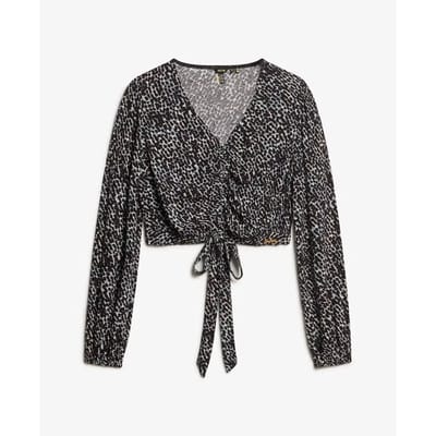 Superdry - Vintage top met geknoopte voorkant - Dames - Tops