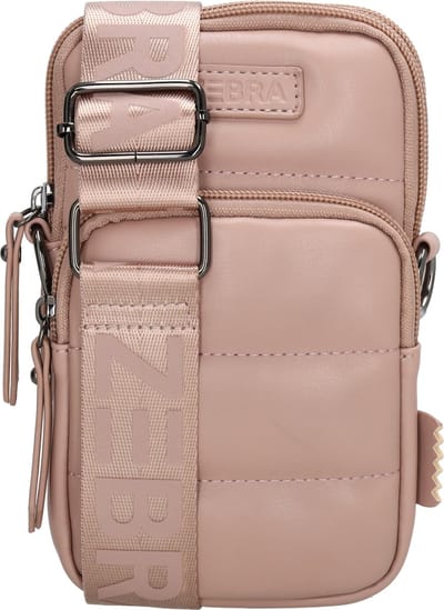 Zebra Trends Evie Telefoontasje Dames - Crossbodytas met verstelbare en afneembare schouderband - Schoudertas van Imitatieleder - Oudroze