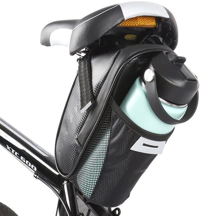Wozinsky WBB20BK Serie - Fiets Zadeltas - 1,5 Liter - Waterdicht Nylon - Zwart