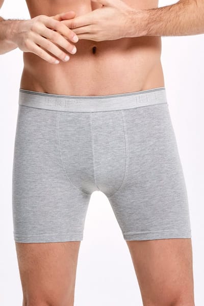 ilke® Heren Boxershorts 4 Pack – Sportief Design - Art 005 - Grijs - S