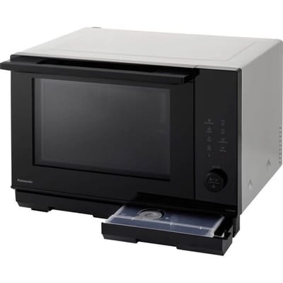 Panasonic NN-DS59NMETG Magnetron Zwart, RVS 1000 W Zonder toerental, Met stoomkookfunctie, Grillfunctie, Digitale timer, Timerfunctie