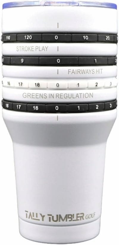 Golf Tumbler 30 oz - Dubbele Wandisolatie en Lekvrij Deksel voor Scorehouden