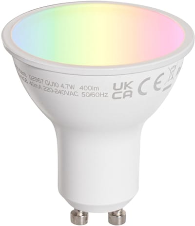 LUEDD Smart GU10 50mm LED lamp helder 4.7W 400 lm 2200-2400K