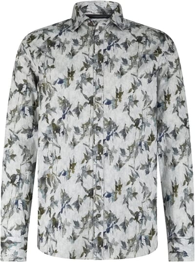 State of Art Overhemd Overhemd Met Een Botanische Print 21425206 5411 Mannen Maat - L