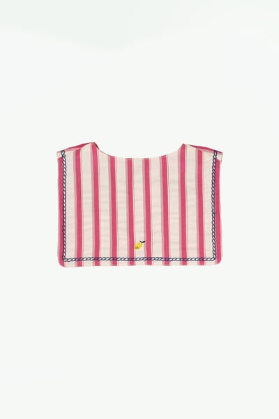 Sticky Lemon - zeeman kraag - pyjama strepen - eleanor roze