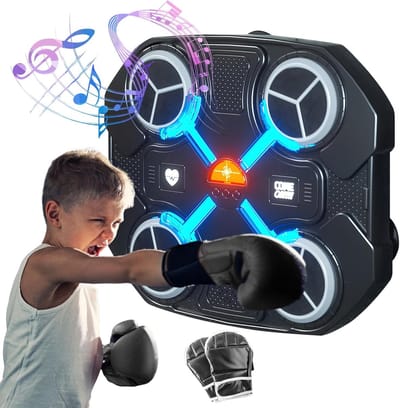 Boxing Machine - Boksmachine - Muzikale Boxmachine - Intelligente Bluetooth, Muurmontage Slimme Boxdoel, USB Opladen, Boxtrainingsapparatuur, Cadeau voor Kinderen en Volwassenen