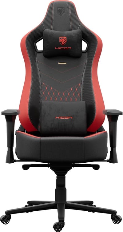 HICON® Gaming Stoel - Legend Serie Armonia - Luxe Ergonomische Gamingstoel met 4D Armleuningen Rood