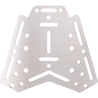Motorfiets Achterbagagerek RVS Staartopbergrek Topkofferhouder Steunbeugel Vervanging voor Zontes white