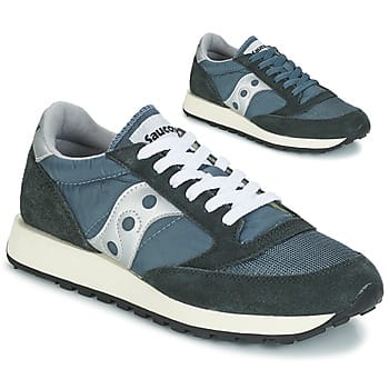 Saucony - Unisex Sneakers Jazz Original Vintage Blue/Navy/Zilver - Blauw - Maat 37