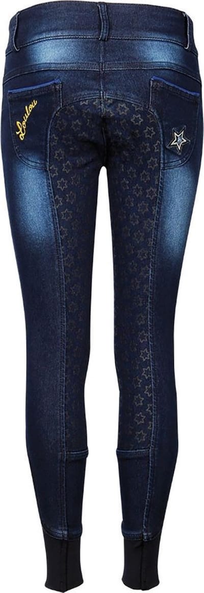 Harry's Horse Rijbroek Denim LouLou Saint James Full Grip Dress-Blues - 128