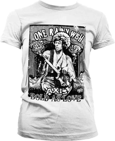 Jimi Hendrix Dames Tshirt -S- Bold As Love Wit