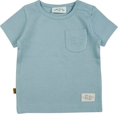 Frogs and Dogs - Shirt 1x1 Rib | Ashes Blue - Katoen - Maat 62