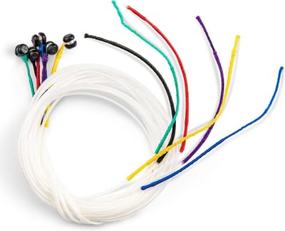 Woet® Gitaarsnarenset voor speelgoedgitaar - Nylon - 6 stuks - geschikt voor de gitaren van Woet® en New Classic Toys