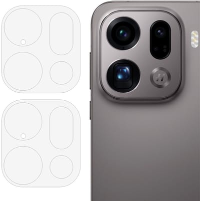 Coverup Camera Lens Protector - Geschikt voor OPPO Find X9 Camera Lens Protector - Coverup 9H Tempered Glass Duo-Pack - Transparant
