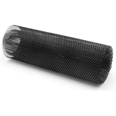 Aluminium Mesh Grill Cover Auto Bumper Spatbord Kap Ventilatierooster Net Universeel Zwart black