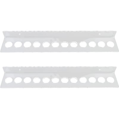 Support Rangement Ciseaux Acrylique Mural 12 Fentes Salon de Coiffure Ciseaux Rangement Support pour Salon de Coiffure Bureau Maison white
