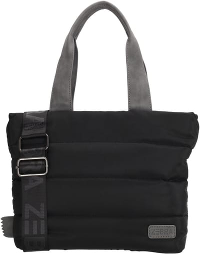 Zebra Trends Elske Handtas - Shopper - Schoudertas - Crossbodytas - Puffy - Gewatteerd - Zwart