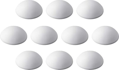 Zelfklevende Deurstoppers Wit - Set van 10 - Diameter 30 mm - Wandbescherming