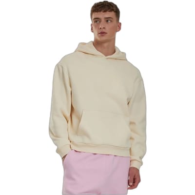 Urban Classics - Fluffy Hoodie/trui - S - Creme