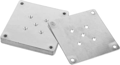 Dailygoods- Tafelpoten Professioneel Ergonomisch Design - Meubelverhoger - Meubelpoten Set van 4 - Bevestigingsplaten - Montageplaten - Geschikt voor Doe-Het-Zelf Projecten
