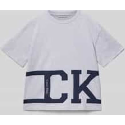 Calvin Klein Boys Varsity Ss T-shirt Maat: 14 | T-Shirts Outlet | Unisex | Grijs