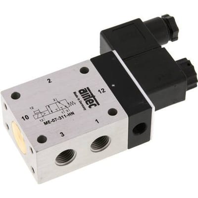 3/2 G1/4'' (G1/8'') Magneetventiel Extern 230V AC 0-10bar/0-140psi Airtec
