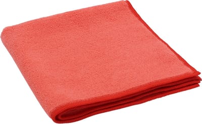 Probilife - 5 x PET gerecycleerde kwalitatieve microvezel poetsdoeken - 40 x40 cm - Rood - 100% circulair product