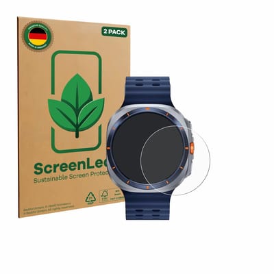 2 Stuks Screenprotector voor Samsung Galaxy Watch Ultra 2025 (47 mm) - Hoogwaardige Beschermfolie transparant