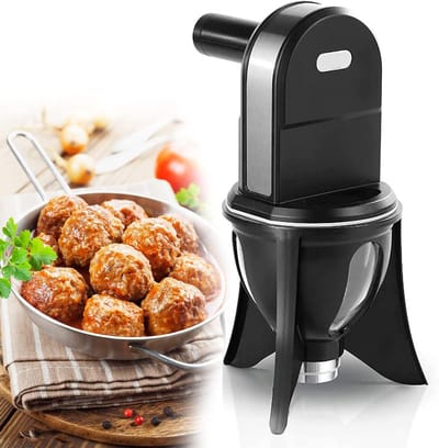 Gehaktbal Vormmachine - Bal Maker - Thuis Koken - Automatische Vorming - 35x25x22cm - Zwart