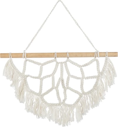 J-Line hanger Demi Mandala - katoen - wit