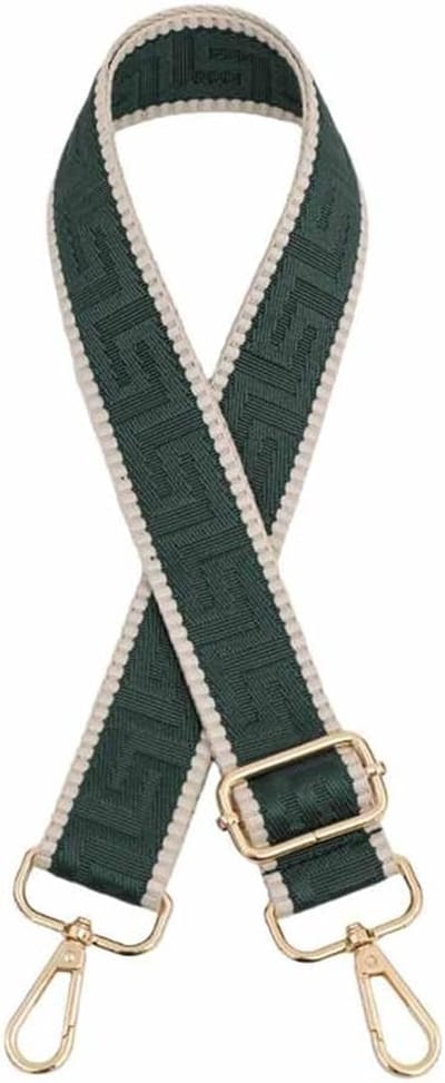 Schouderband Tas - Verstelbare band - Tas personaliseren - 360 graden draaibare karabijnhaak - 80-130 cm - Groen