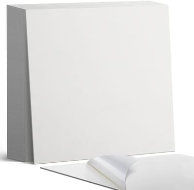 Coloray Plaktegels - Grijs Zelfklevende Tegels - 20 cm x 20 cm - Grijs Plaktegels - 20 stuks - Vierkant PVC Tegels - Plaktegels Badkamer - Plaktegels Vloer - Vinyl Tegels - Wandtegel Zelfklevend