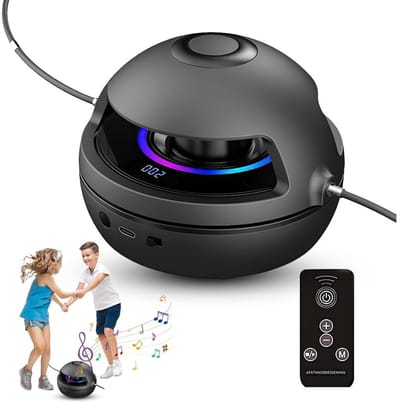 GELLDG Elektronisch springtouw - Slim springtouw voor kinderen - Met afstandsbediening - Automatisch springtouw - 10 snelheidsstanden - LED-display teller - Bluetooth muziek - Trainingsapparaat voor kinderen en volwassenen
