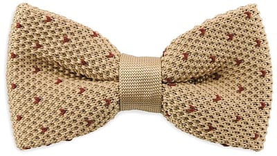 Sir Redman - Strikken - strik gebreid Flying V - beige / bordeauxrood