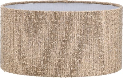 Lampenkap ovaal - 25x16x15cm - Bouclé beige