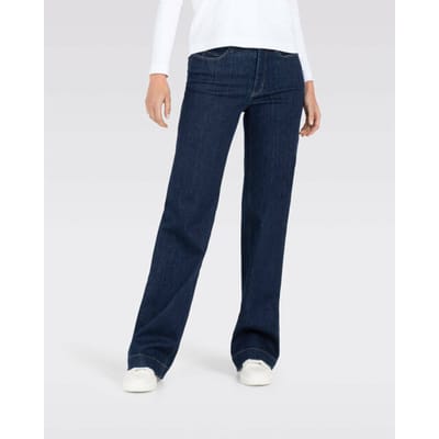 Wide leg jeans met 5-pocketmodel