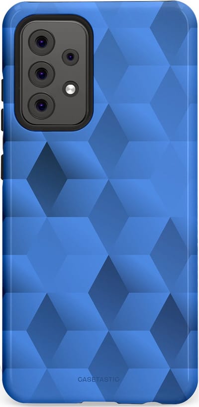 Casetastic Hoesje Geschikt voor Samsung A52 (4G/5G/s) - Stijlvolle Beschermende Duo-layer Case - Hexaflow